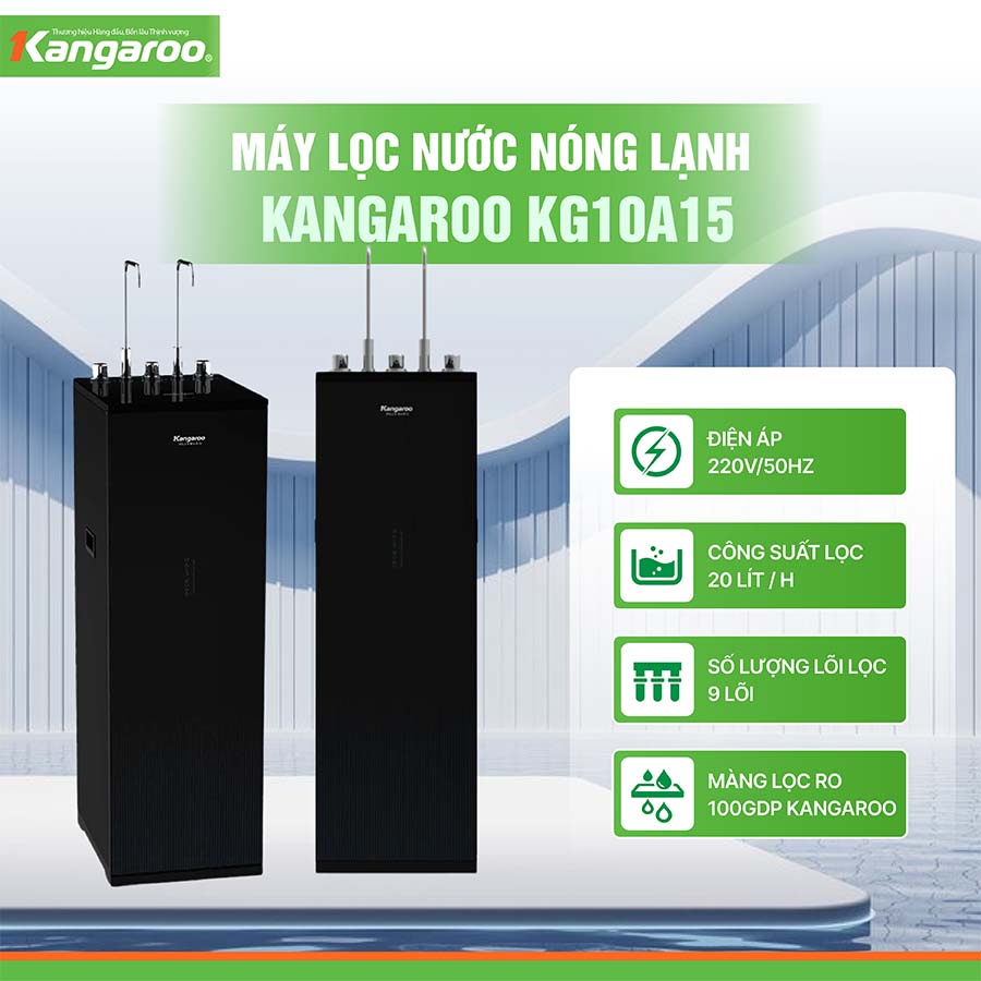 Máy lọc nước nóng lạnh Kangaroo KG10A15 QH246205 1